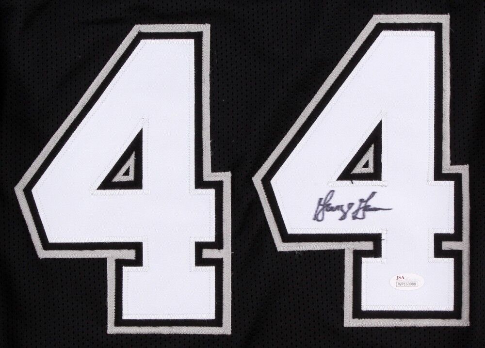 George Gervin Signed San Antonio Spurs Jersey (JSA COA) 9xAll Star "The Iceman"