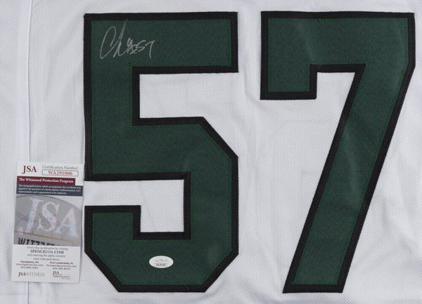 C.J. Mosley Signed New York Jets Jersey (JSA COA) 2014 1st Rd Draft Pick  L.B.