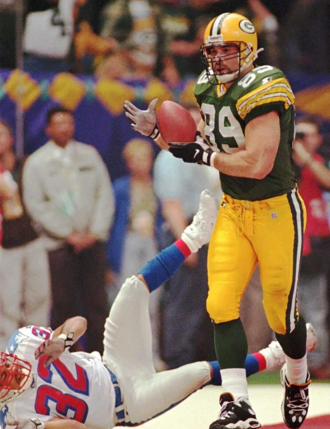 Dave Robinson, Carroll Dale & Don Horn Signed Packers S.B. II Jersey (JSA COA)