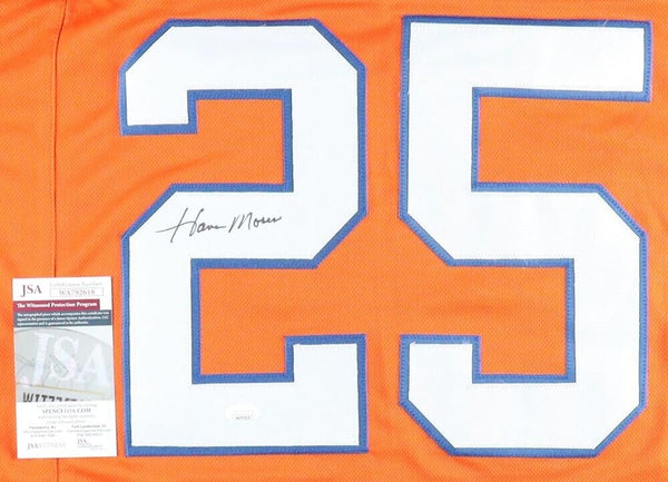Denver Broncos Haven Moses Autographed Signed Jersey Jsa Coa