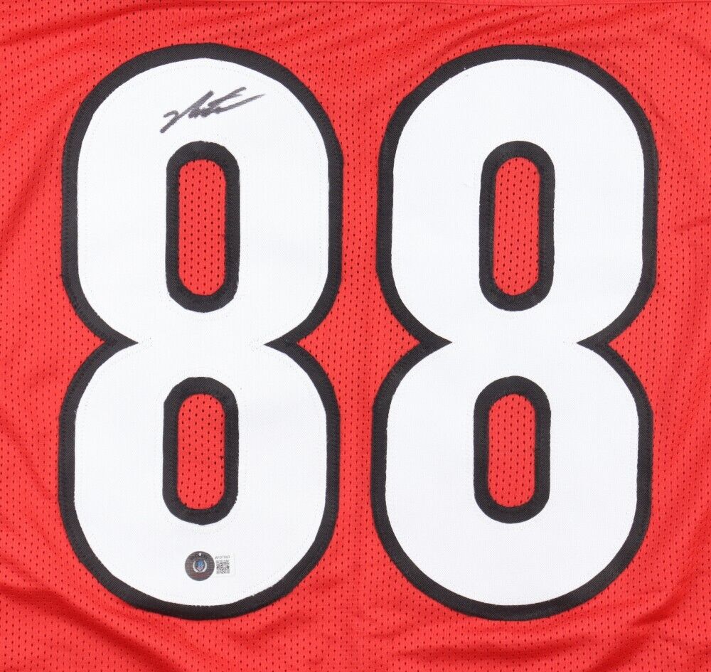 Jalen Carter Signed Georgia Bulldogs Jersey (Beckett) 2023 Eagles Top Draft Pick