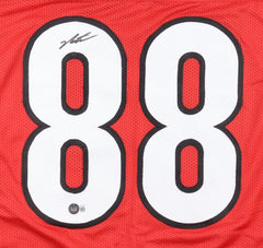 Jalen Carter Signed Georgia Bulldogs Jersey (Beckett) 2023 Eagles Top Draft Pick