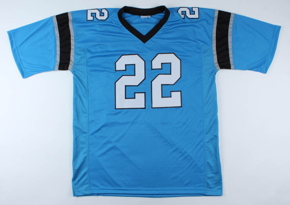Christian McCaffrey Signed Carolina Panthers Jersey (Beckett COA) 2017 1st Rd Pk
