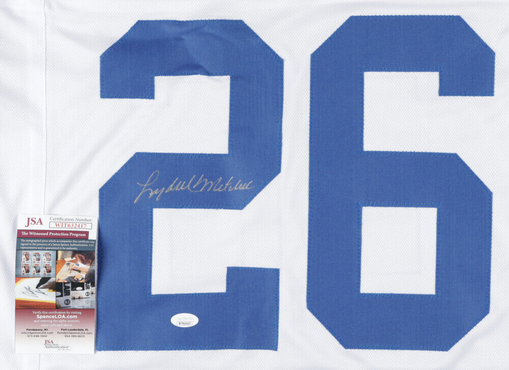Lydell Mitchell Colts Signed Jersey (JSA COA) Baltimore Running Back (1972–1977)