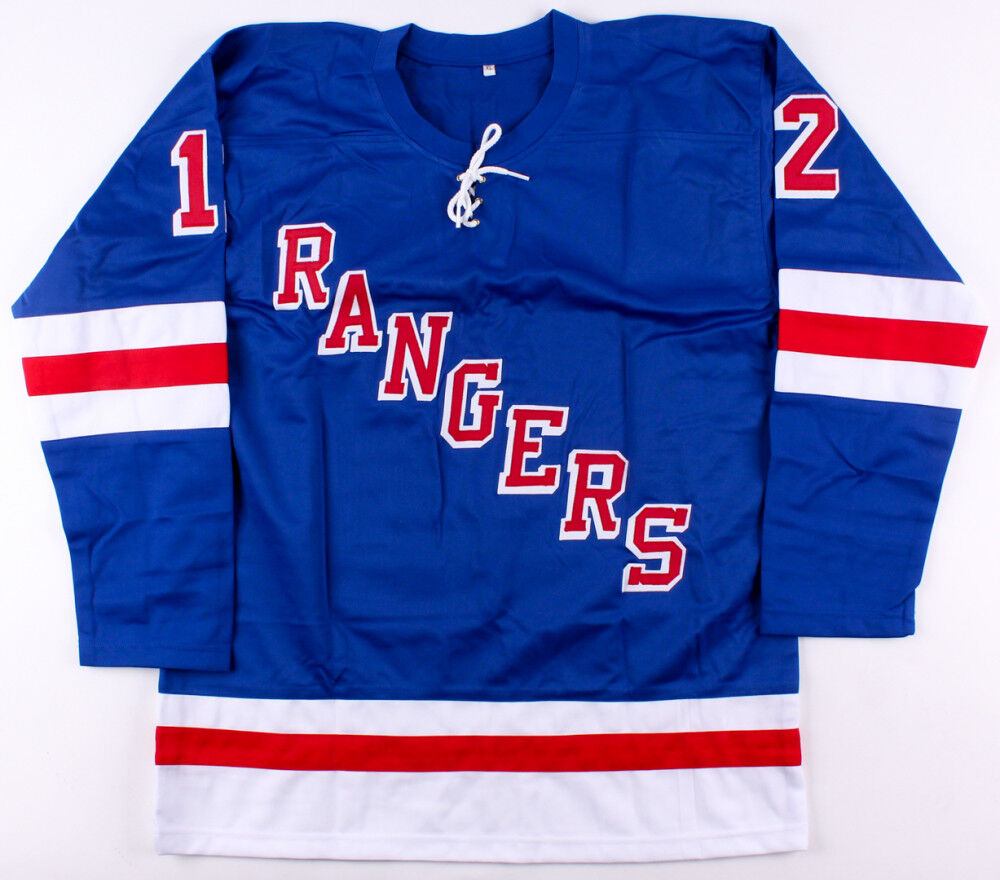Peter Holland Signed Rangers Jersey (Beckett COA) Current New York Center