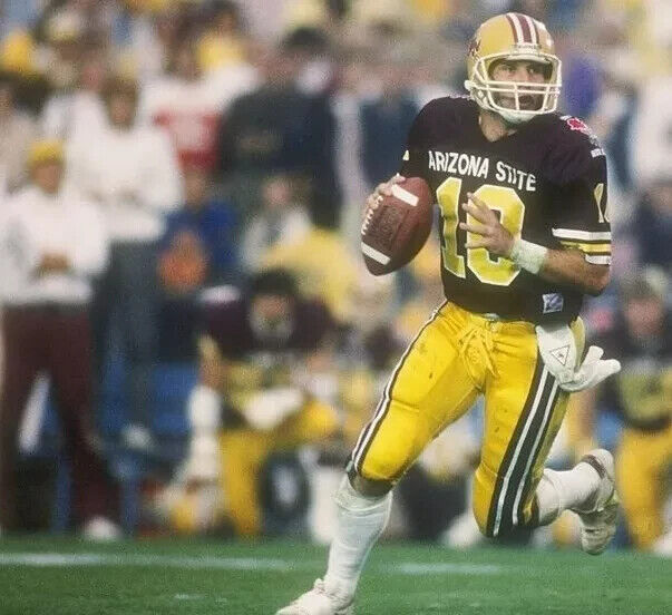 Danny White Signed Arizona State Sun Devils Jersey (Beckett) Dallas Cowboys QB