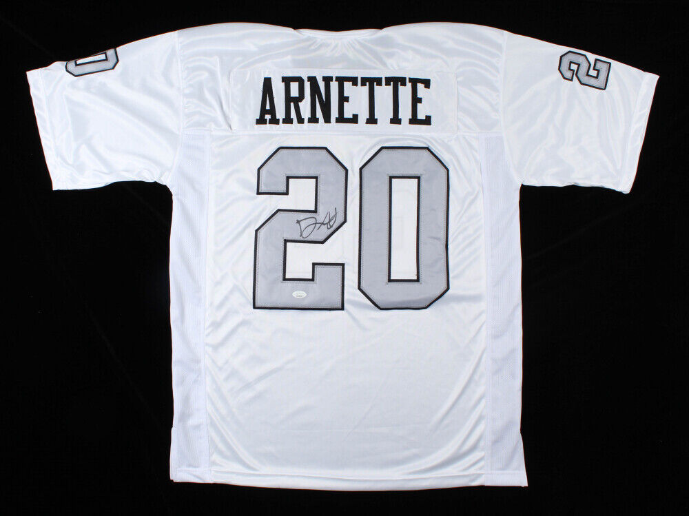 Damon Arnette Signed Vegas Raiders Jersey (JSA COA) 2020 1st Rd Pk  Ohio State