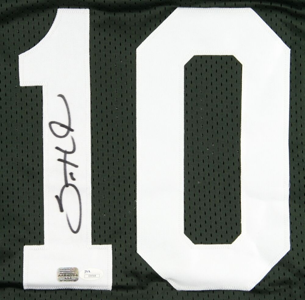 Santonio Holmes Signed Jets Jersey (JSA Hologram & Absolute Authentics COA)