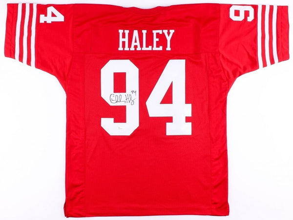 Charles Haley Signed San Francisco 49ers Jersey (JSA COA) 5xSuper