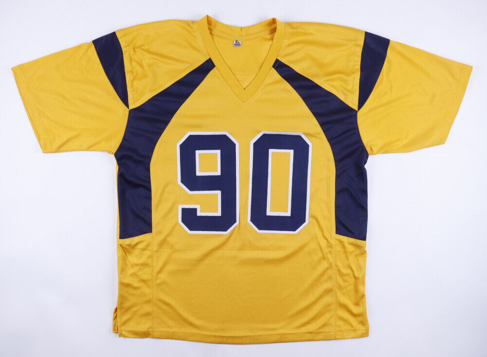 Darryl Talley Signed West Virginia Mountainers Jersey Insc Eat S*** Pitt JSA COA