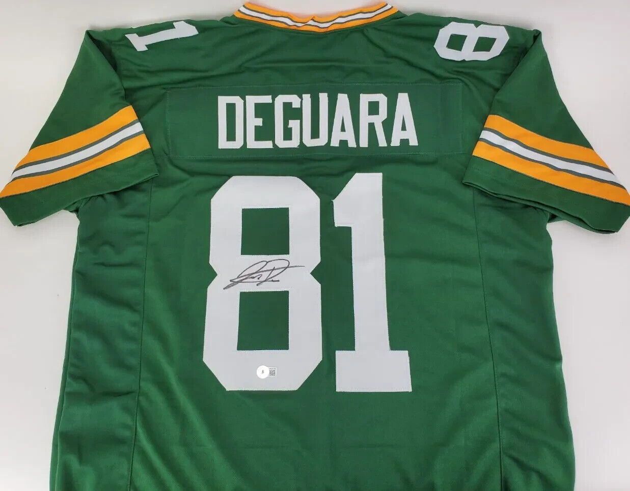 Josiah Deguara Signed Packers Jersey (Beckett) Green Bay's 2020 3rd Round Pick