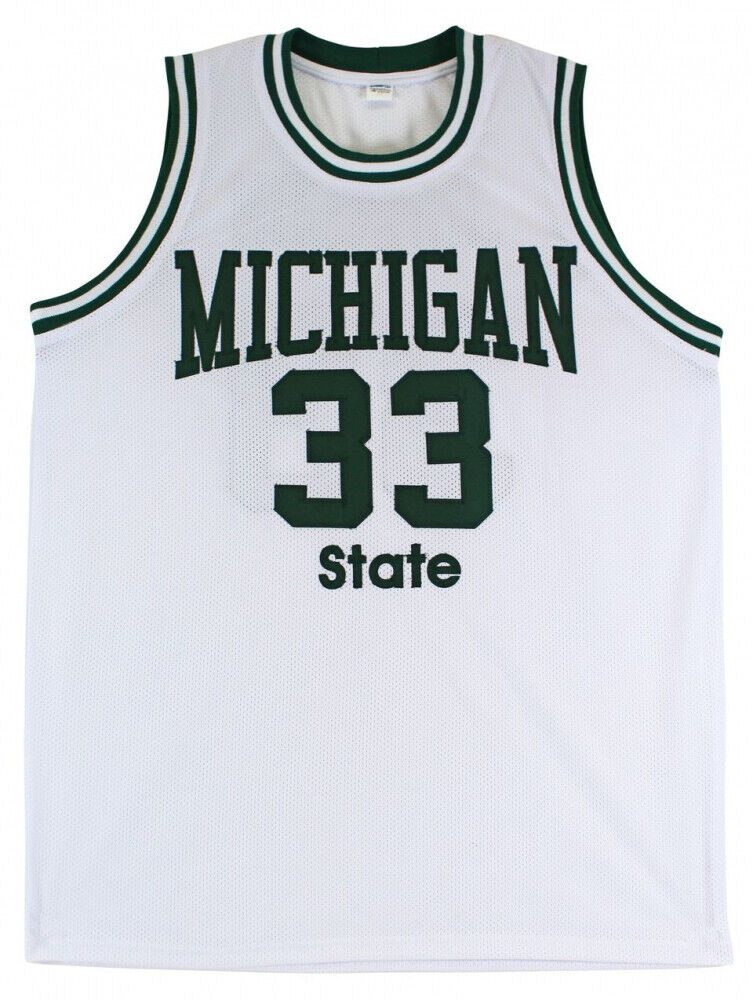 Magic Johnson Signed Michigan State Spartans Jersey (Beckett Hologram) LA Lakers