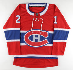 Brian Gionta Signed Montreal Canadiens Jersey Inscribed "Go Habs Go!" (JSA COA)