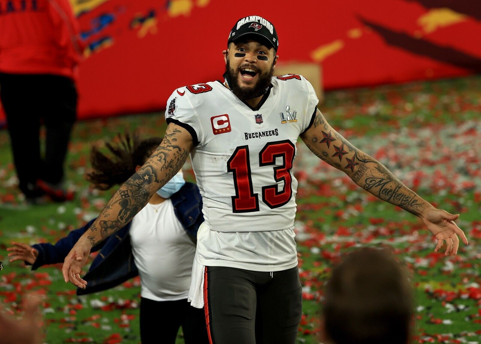 Mike Evans Signed Tampa Bay Buccaneers Creamsicle Throwback Jersey (Beckett) W.R