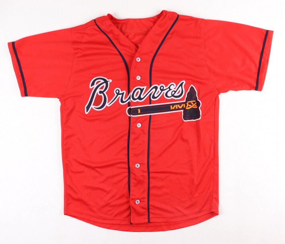Ronald Acuna Jr Signed Atlanta Braves Jersey (USA SM) 2018 N L Rookie o/t Year