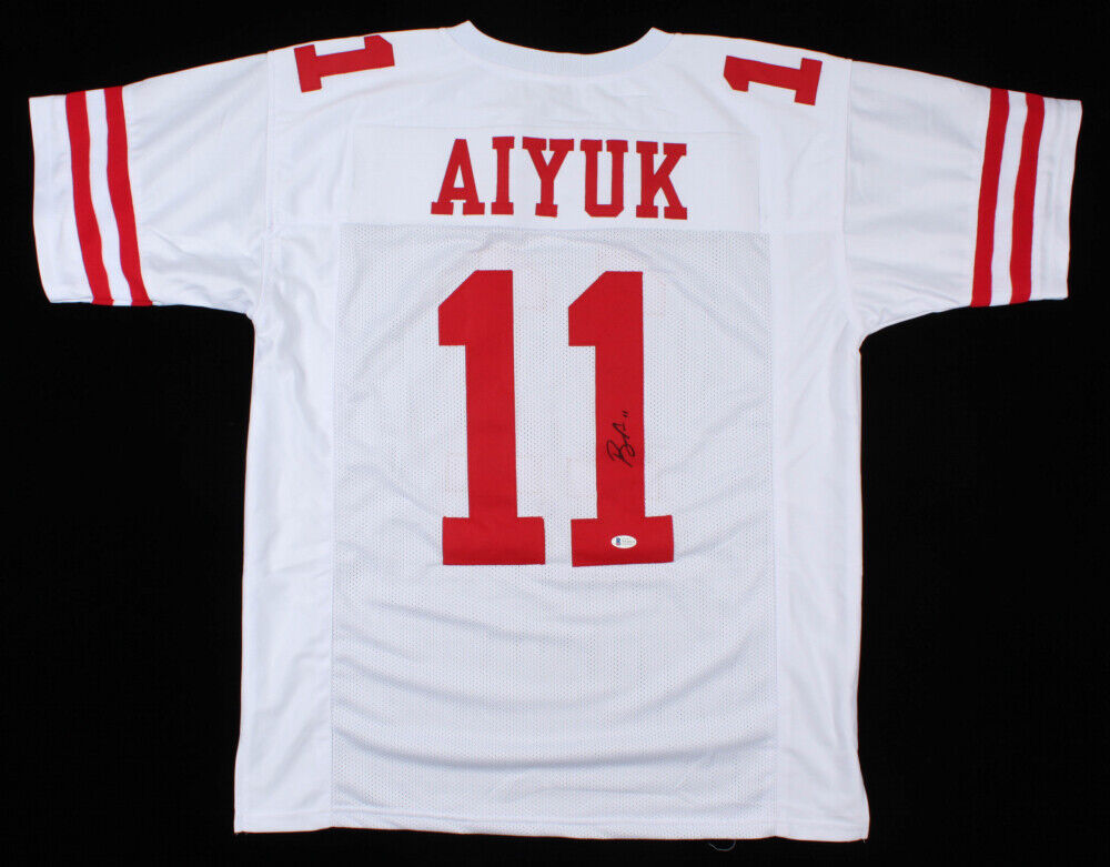 Brandon Aiyuk Signed San Francisco 49ers Jersey (Beckett COA) 1st Rd Pick W R