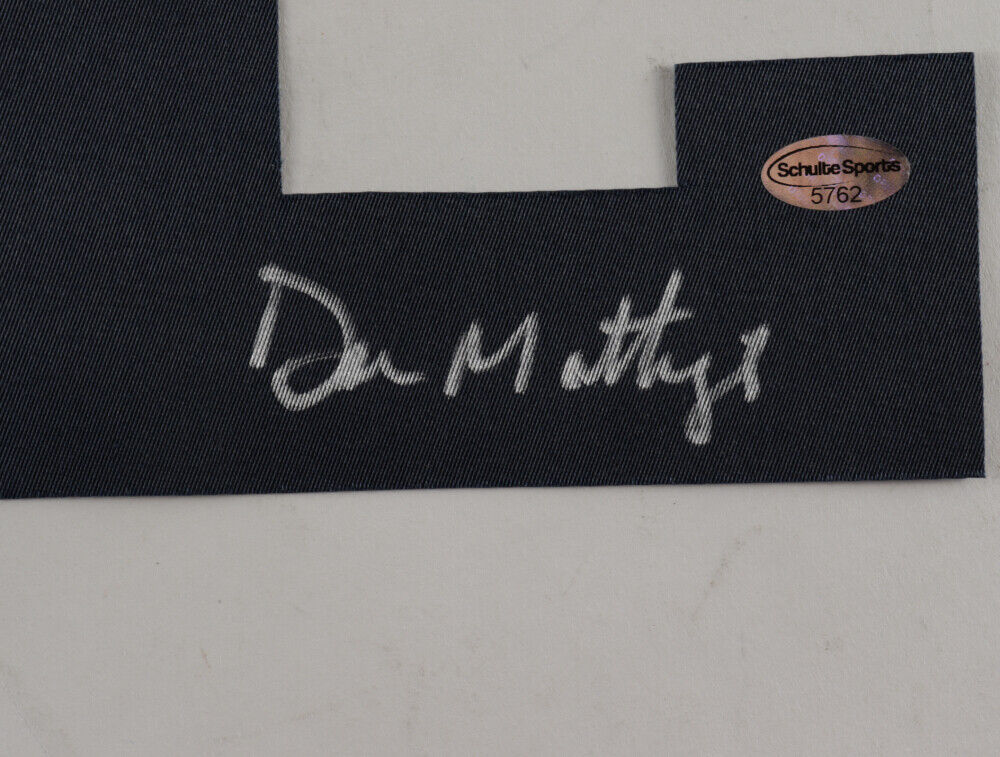 Don Mattingly Signed N Y Yankees Set of (2) Jersey Numbers (Schulte Sports Holo)