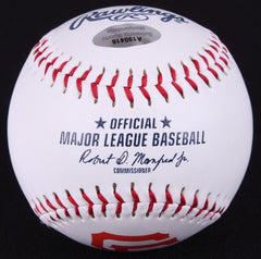 Gaylord Perry Signed Giants Logo Baseball (Schwartz) Hall of Fame Pitcher