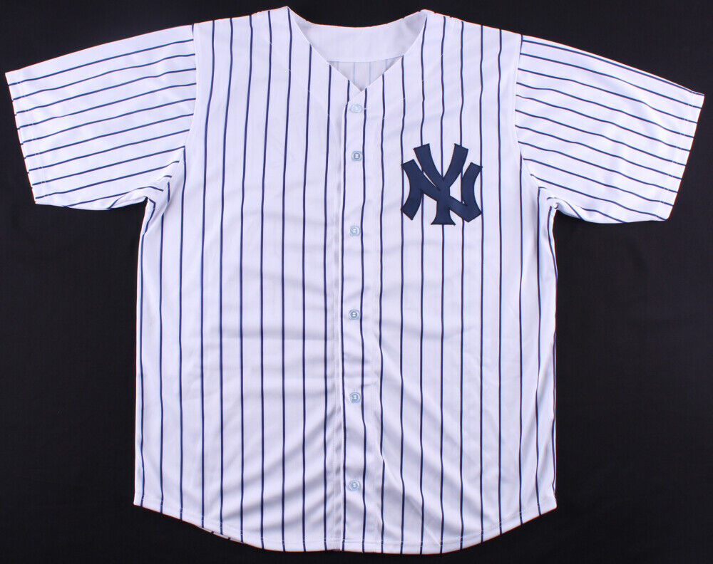 Jim Leyritz Signed Yankees Jersey (MAB Holo) 2× World Series champion 1996,1999