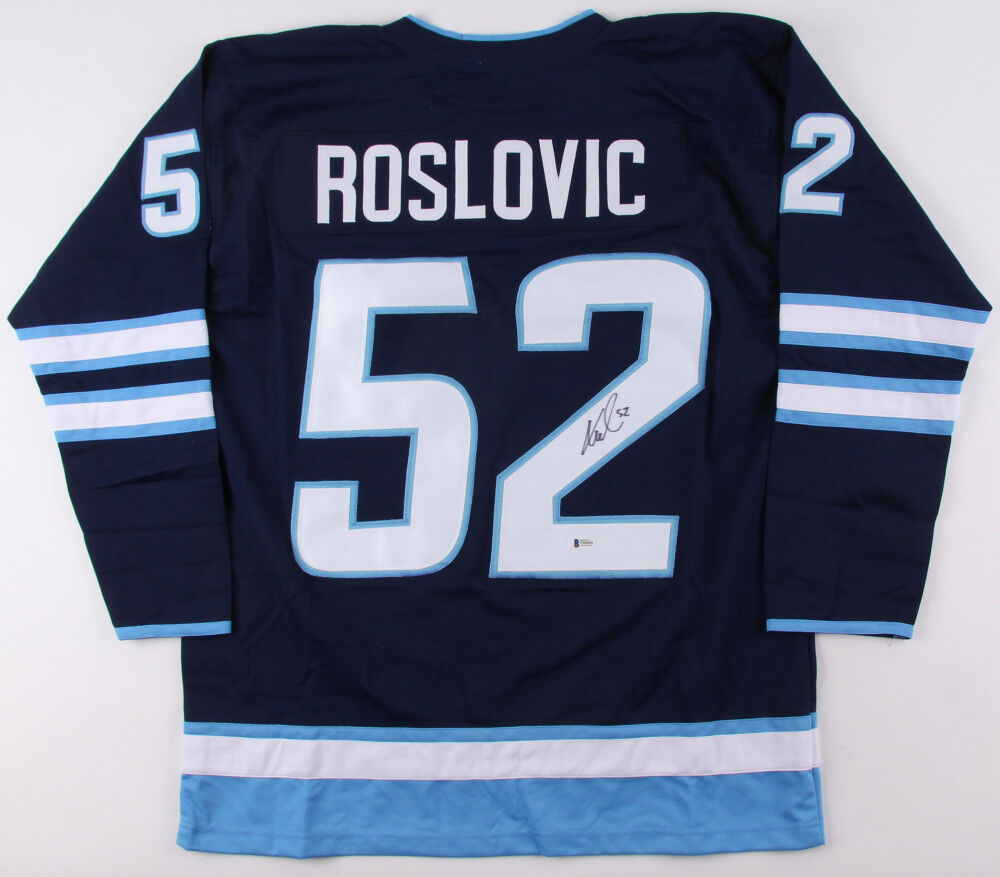 Jack Roslovic Signed Jets Jersey (Beckett COA) Playing career 2016–present