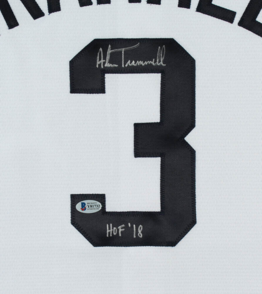 Alan Trammell Signed Detroit Tigers Jersey (Beckett COA) 1984 World Champions SS