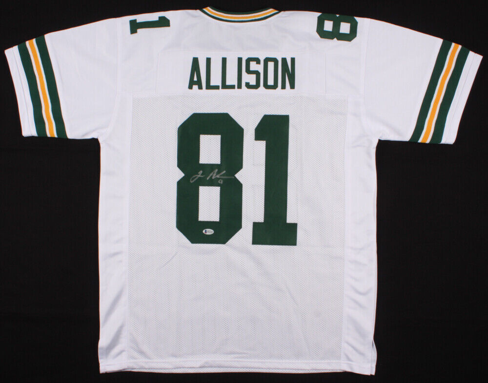 Geronimo Allison Signed Green Bay Packers Jersey (Beckett COA)  Wide Receiver