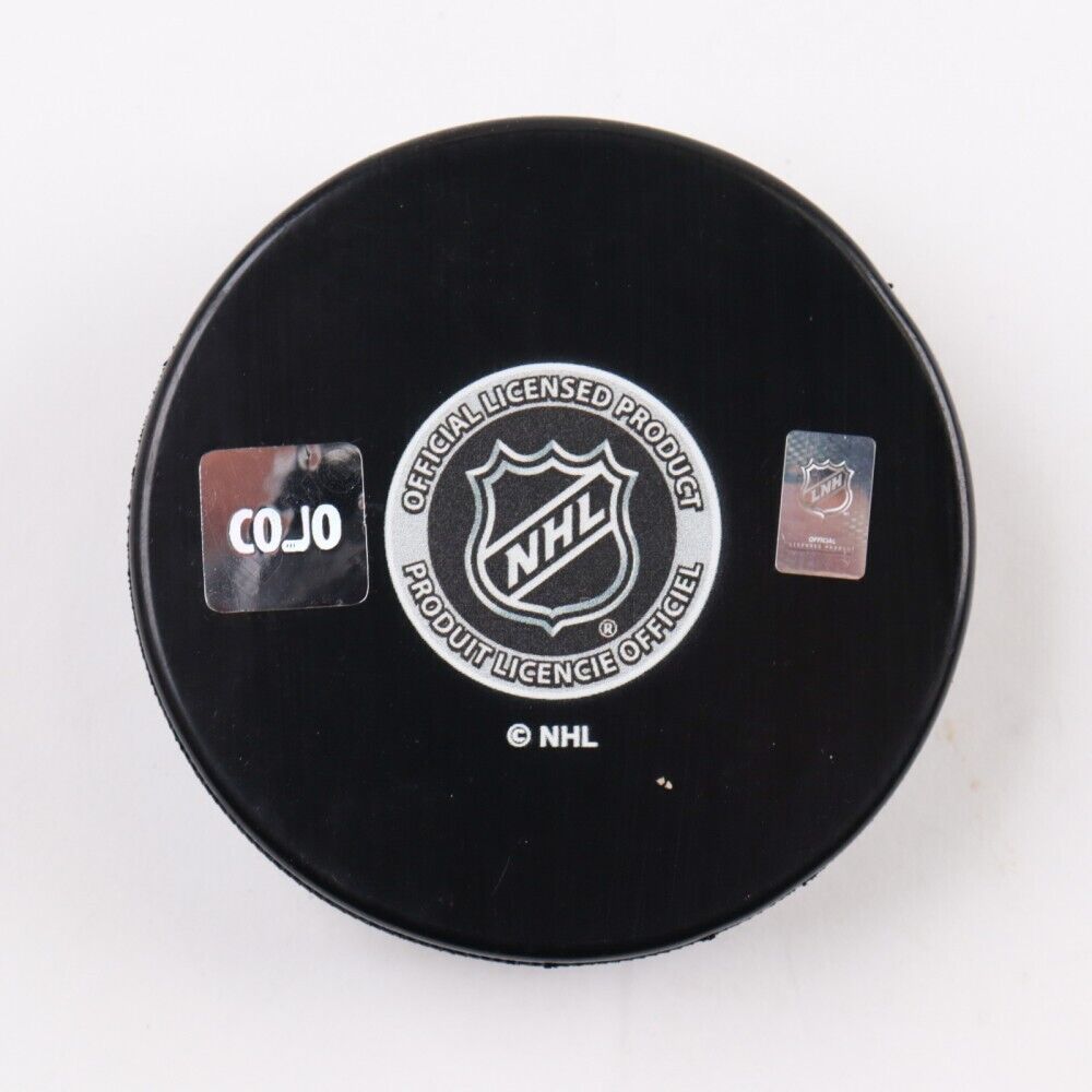 Barclay Goodrow Signed Tampa Bay Lightning Logo Puck Inscribed "SC 20,21" (COJO)