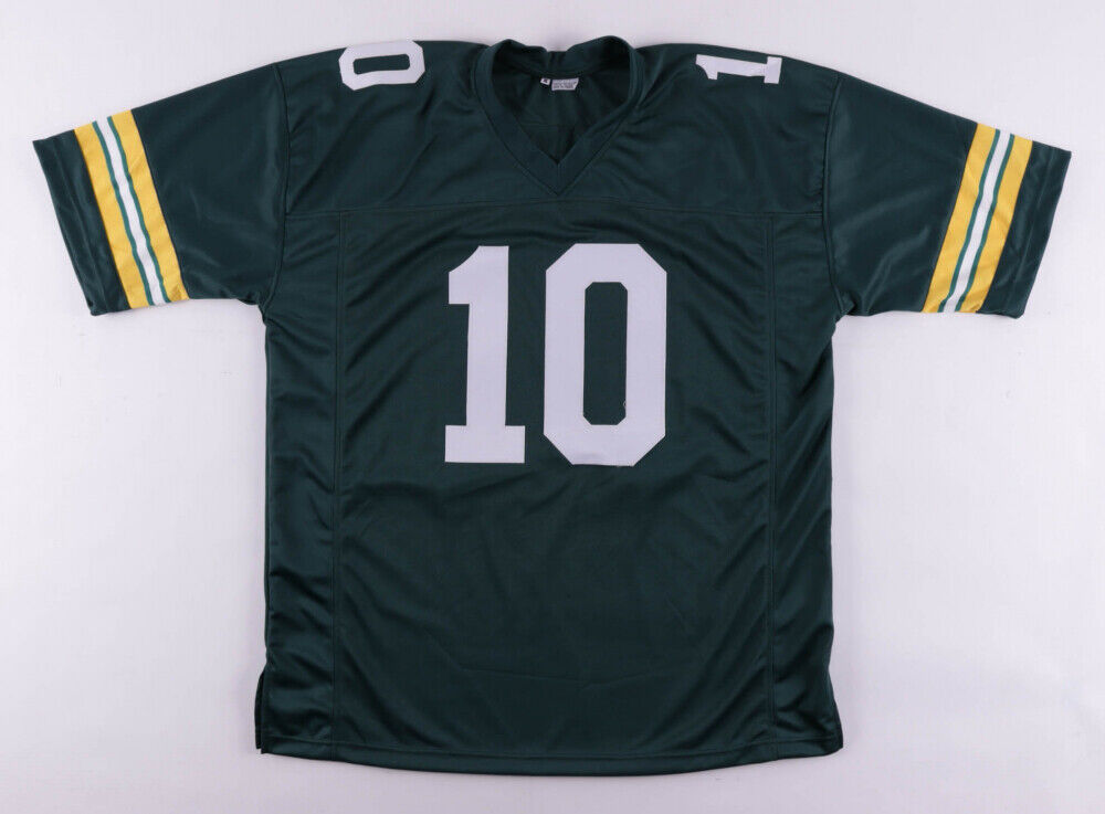 Jan Stenerud Signed Packers Jersey (PSA COA) Green Bay Kicker (1980–1983) H O F