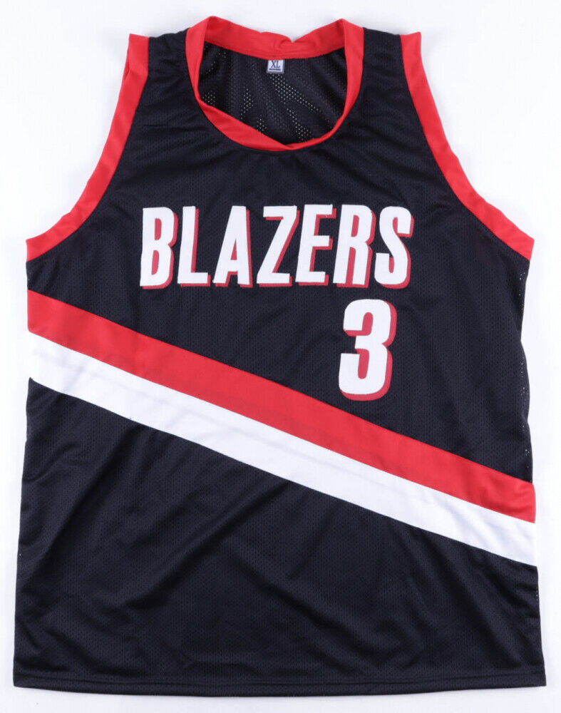 Damon Stoudamire Signed Trail Blazers Jersey (JSA COA) Portland Guard 1998–2005