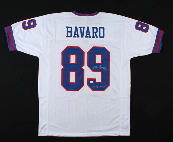 Mark Bavaro Signed New York Giants Jersey (JSA COA) 2xPro Bowl Tight End