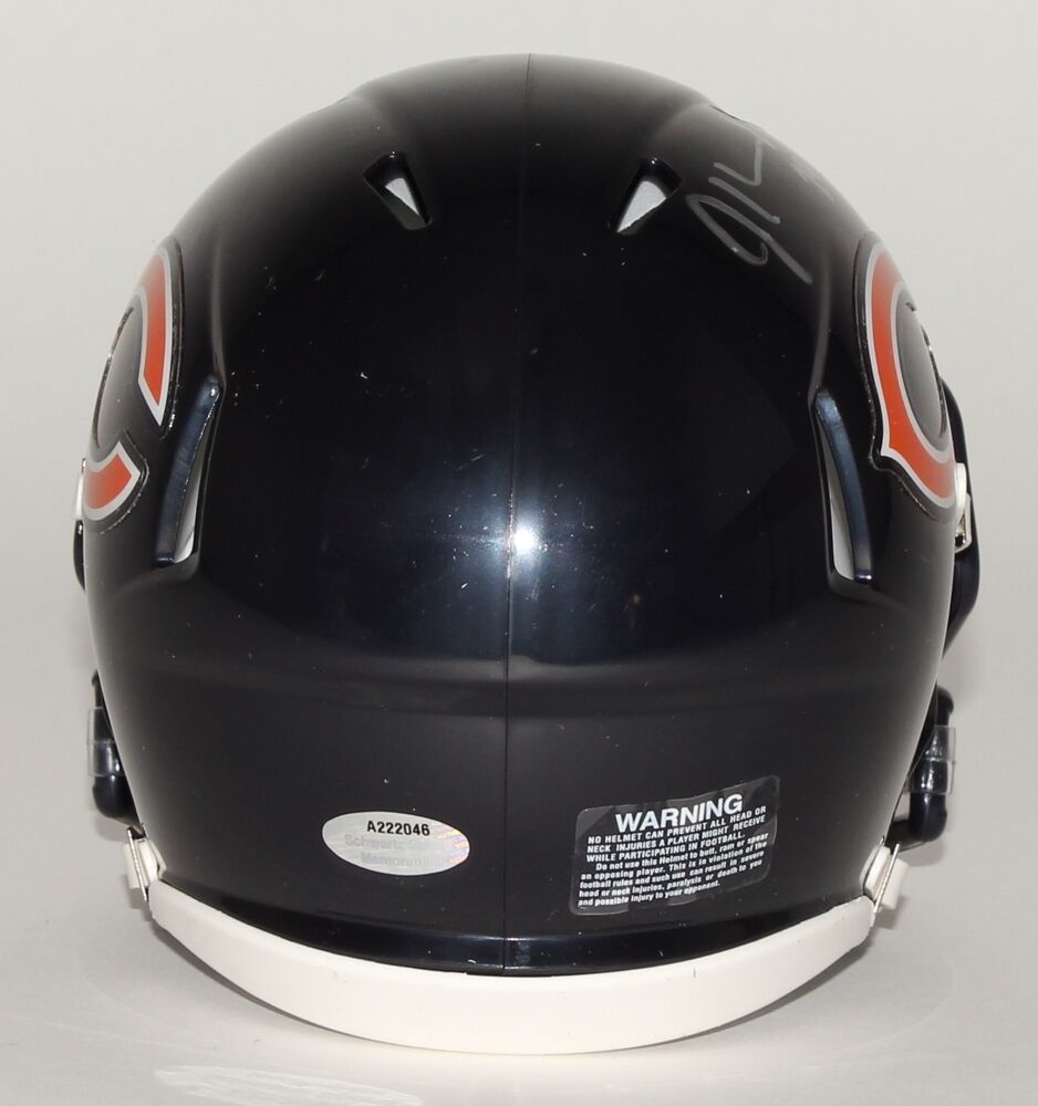 Jordan Howard Signed Bears Speed Mini-Helmet (Schwartz) University of Indiana