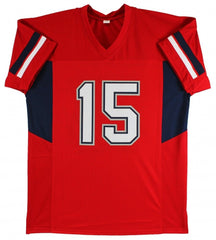 Davante Adams Signed Fresno State Bulldogs Jersey (Beckett) Vegas Raiders W.R.