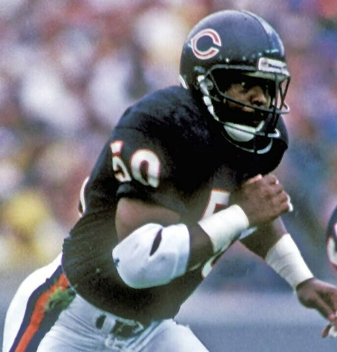 Mike Singletary Signed Chicago Bears 35x43 Framed Jersey Inscbd HOF 98 (Beckett)