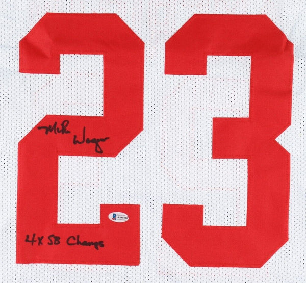 Mike Wagner Signed 1976 Pro Bowl Jersey Inscribed 4xSB Champs (Beckett –