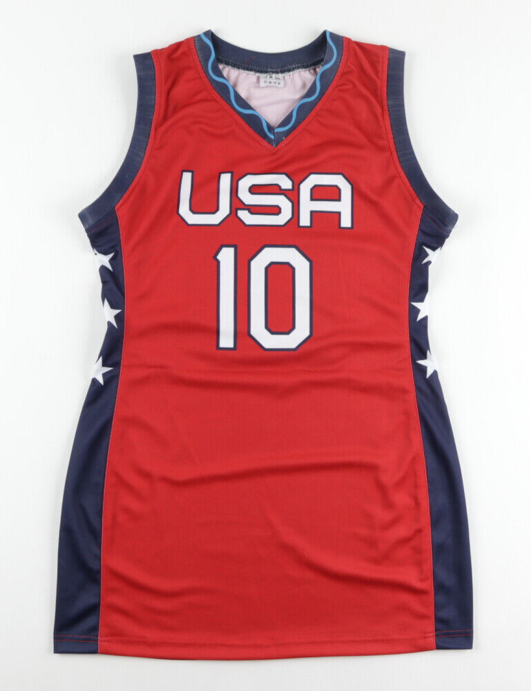 Breanna Stewart Signed Team USA Jersey (Steiner) 2021 Tokyo Olympic Gold Medal