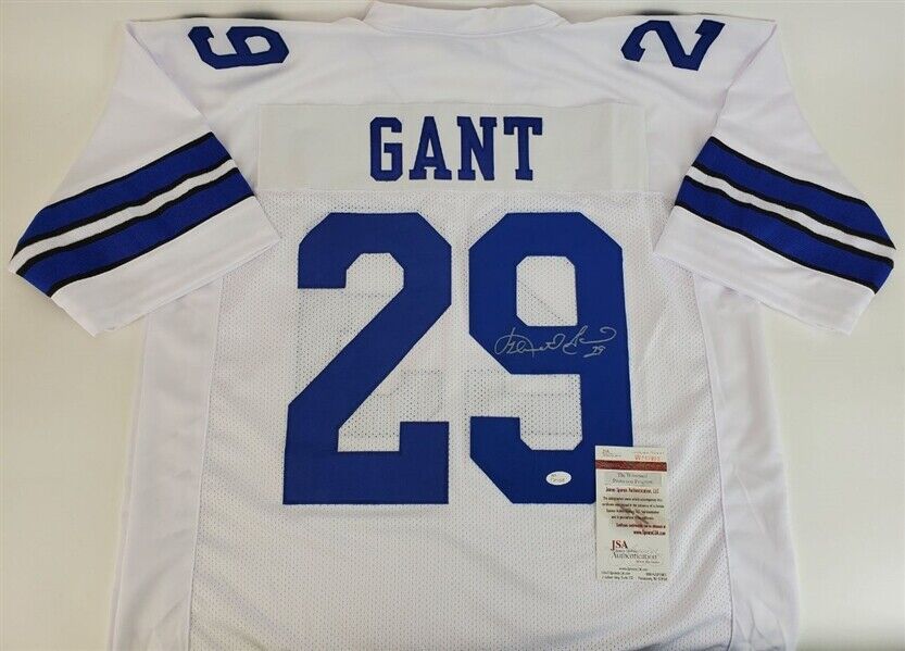 Kenneth Gant Signed Dallas Cowboys Jersey (JSA COA) 2×Super Bowl Champion D.B.