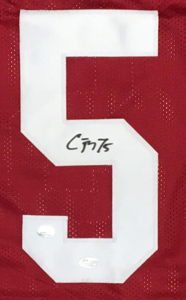 Christian McCaffrey Signed Stanford Cardinal Jersey (JSA) San Francisco 49ers RB