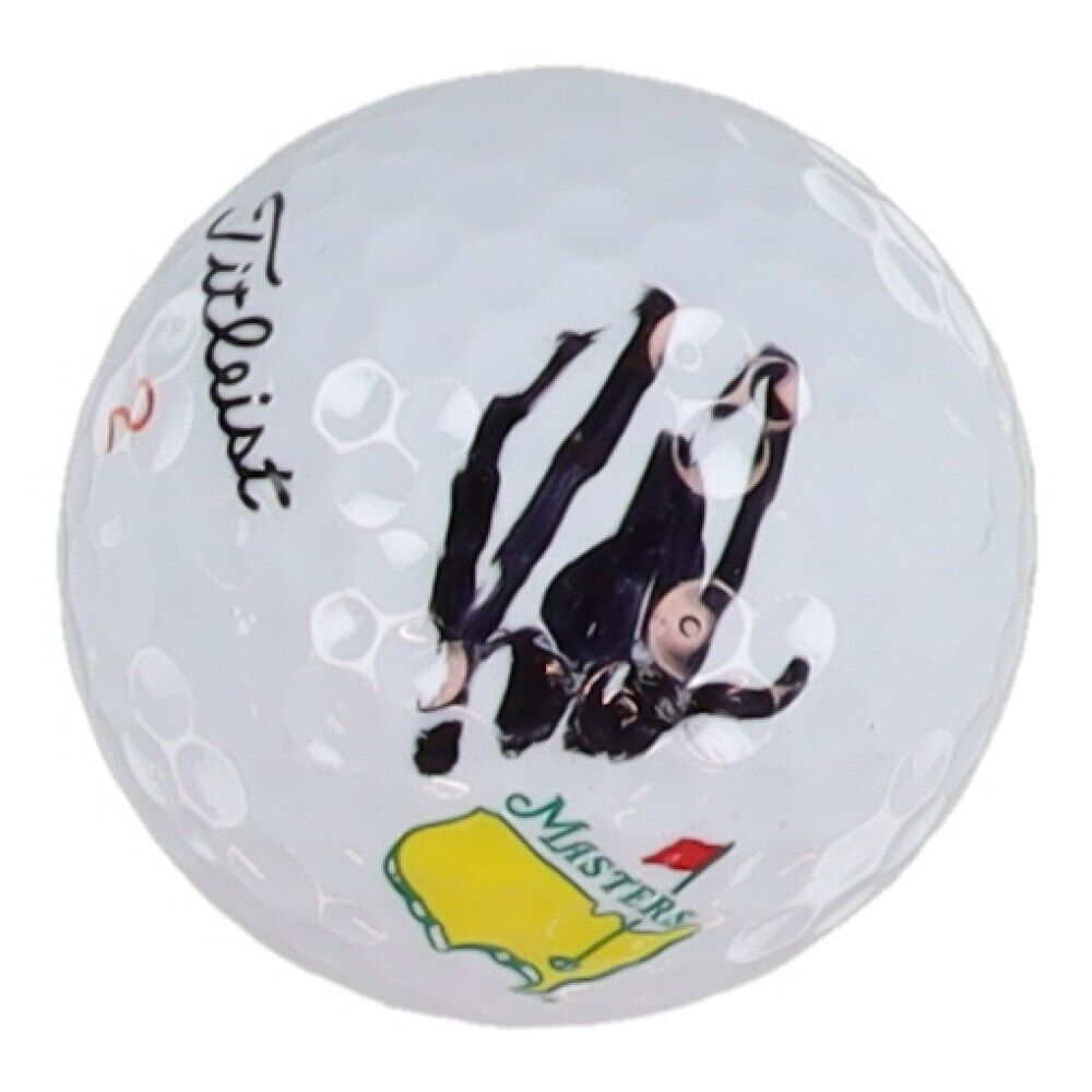 Patrick Reed Signed Masters Golf Ball (Beckett) 2018 Masters Tournament Champion