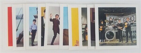 1964 Mister Softee "Top 10" Complete Set of (12) Cards Includes "The Beatles"