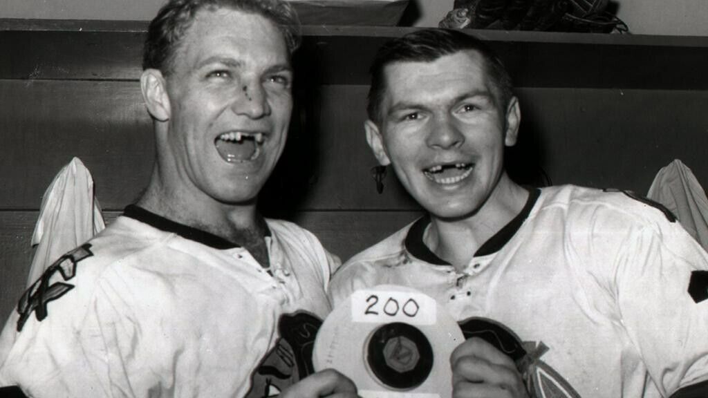 Bobby Hull, Stan Mikita, & Rot Scott Signed Blackhawk 26x40 Lithograph (Beckett)