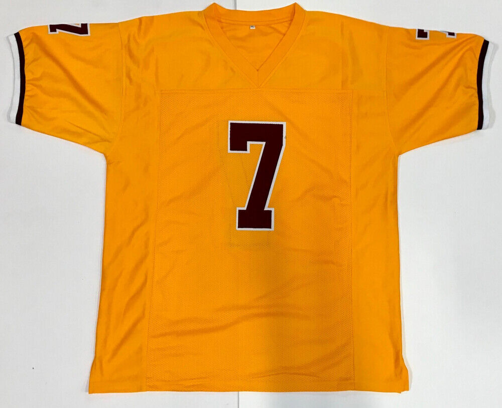 Dwayne Haskins Jr Signed Washington Redskin Throwback Jersey (JSA COA) Died 2022