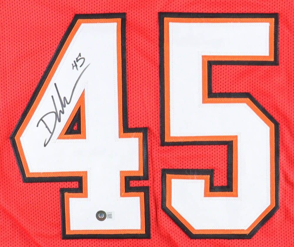 Devin White Signed Tampa Bay Buccaneers Jersey (Beckett) #5 Overall pick 2019 LB
