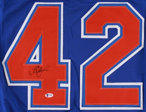Anton Slepyshev Signed Oilers Jersey (Beckett COA) Edmonton Left Winger