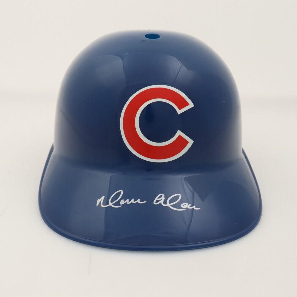 Moises Alou Signed Cubs Full-Size Batting Helmet (Schwartz COA) 2003 NLCS Game 6