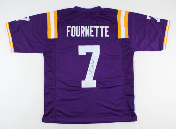 Leonard Fournette Signed LSU Tigers Jersey (P.A. COA) Tampa Bay Buccan –