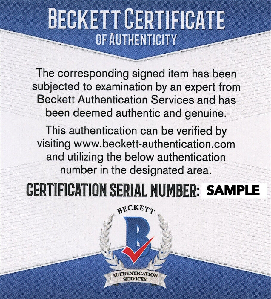 Lance Briggs Signed Chicago Bears Career Highlight Stat Jersey (Beckett COA)