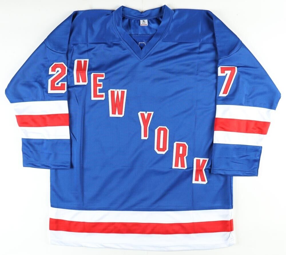 Alexei Kovalev Signed New York Rangers Blue Jersey Inscribed "94 Cup (JSA COA)
