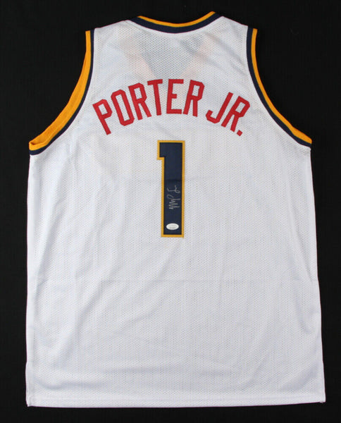 Michael Porter Jr. Signed Navy Blue Pro Style Framed Jersey