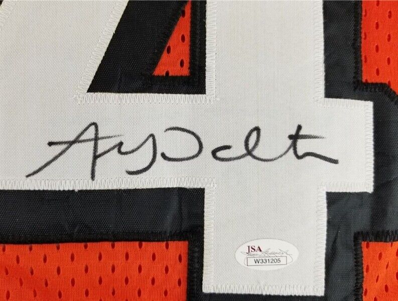 Andy Dalton Signed Cincinnati Bengals Jersey (JSA COA) 3×Pro Bowl Q.B. / TCU