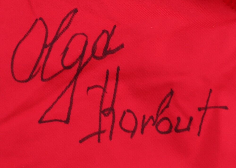 Olga Korbut Signed Red Danskin Leotard (JSA)